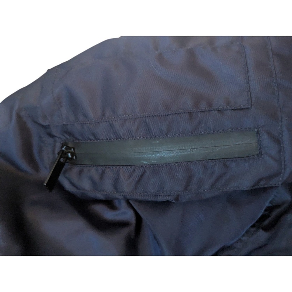 Bench Navyβ Blue Hooded Bomber Jacket Mens XLT Extra Large Tall DEMO JACKET - Picture 12 of 16